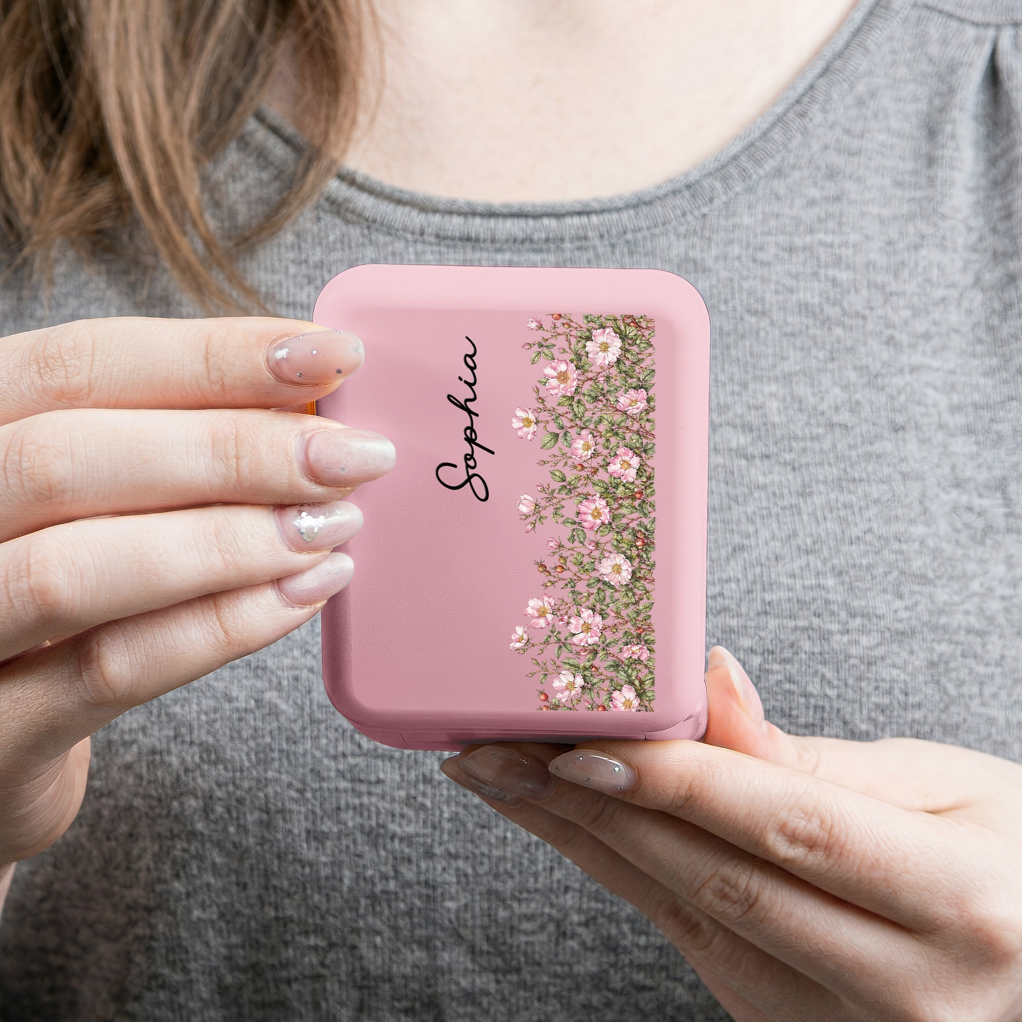 365 Birth Flower Garden Self Gift - Personalized Mirror