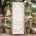 A Little Wildflower Is On The Way Baby Shower - Personalized Welcome Sign