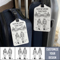 Adventuring Together Couple His & Hers Anniversary Wedding Gifts - Personalized Luggage Tag
