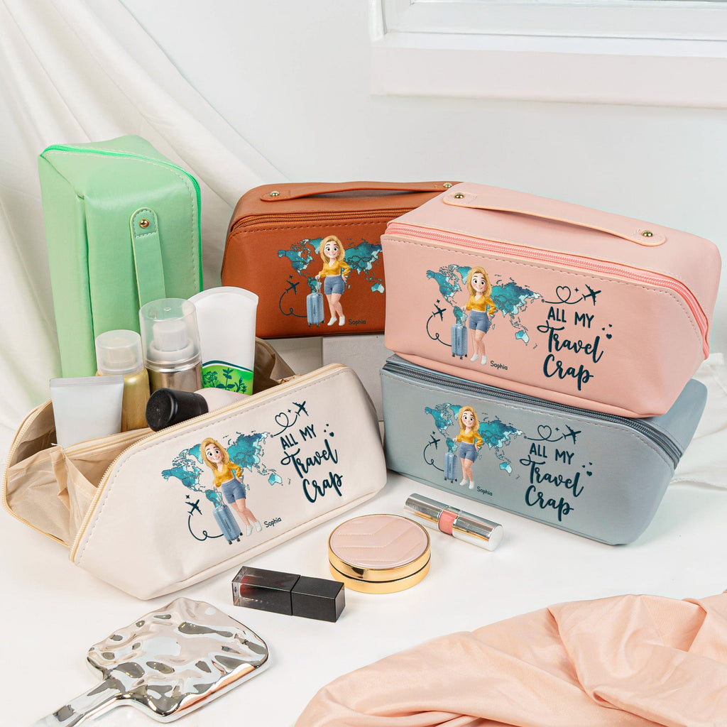 All My Travel Crap - Personalized Makeup Bag