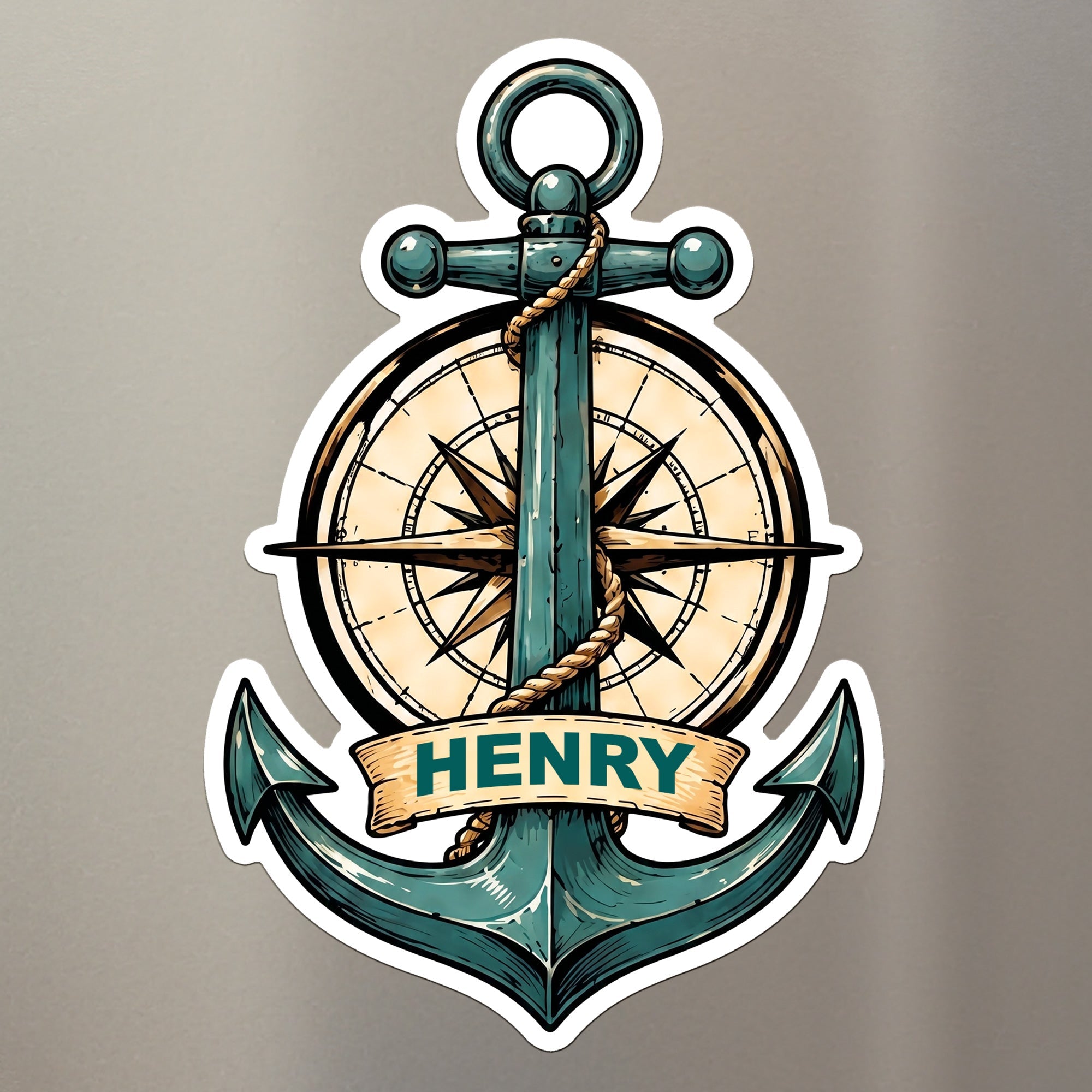 Anchor Cruise Door Signs Stateroom Decor Cruising Family Vacation, Girls Trip - Personalized Magnet