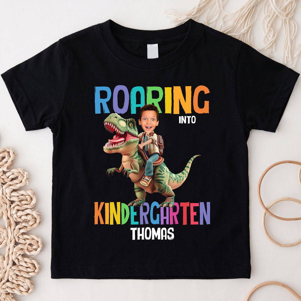 Back To School Custom Favorite Dino For Kids - Personalized Shirt