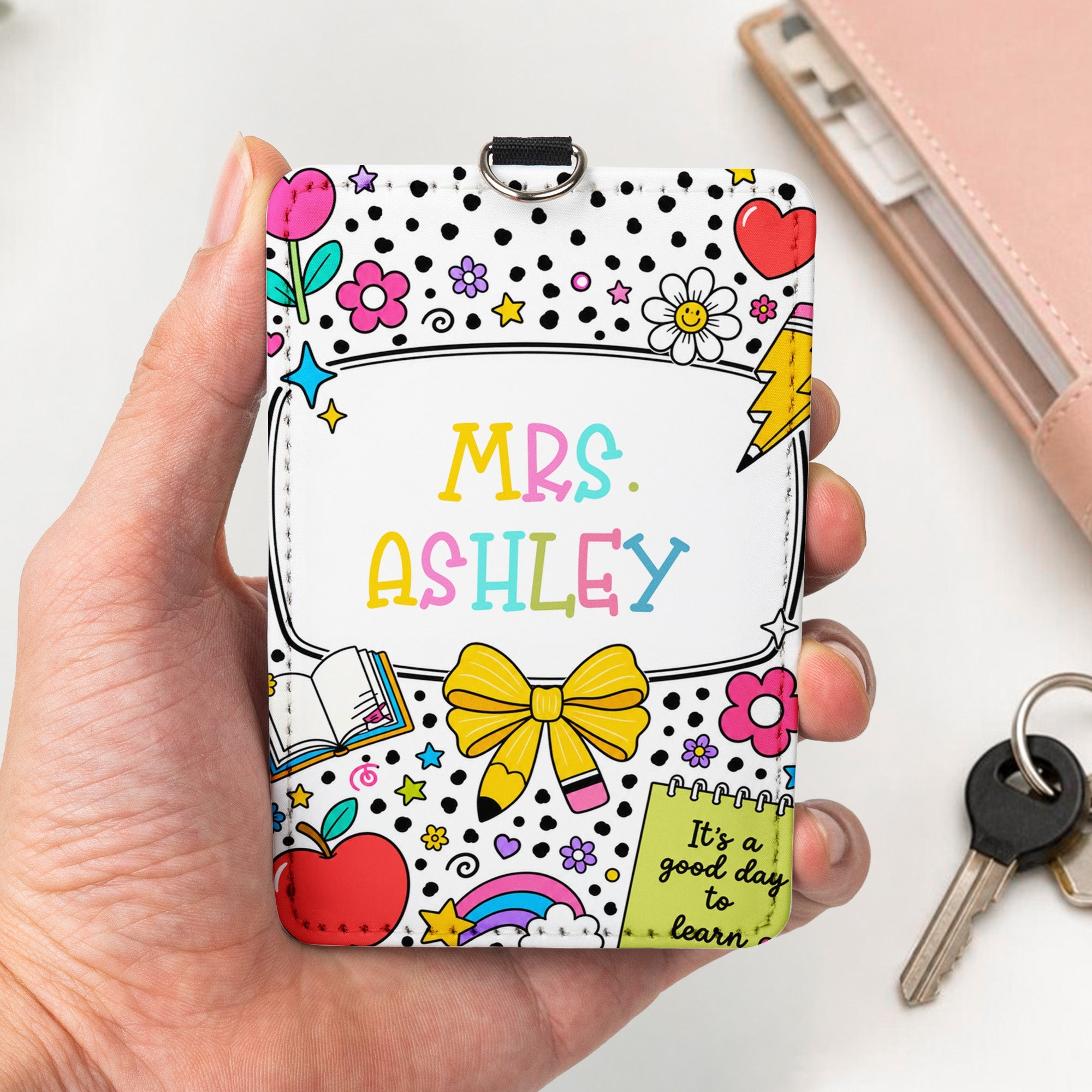 Back To School Teacher Gifts Classroom Supplies - Personalized Badge Holder