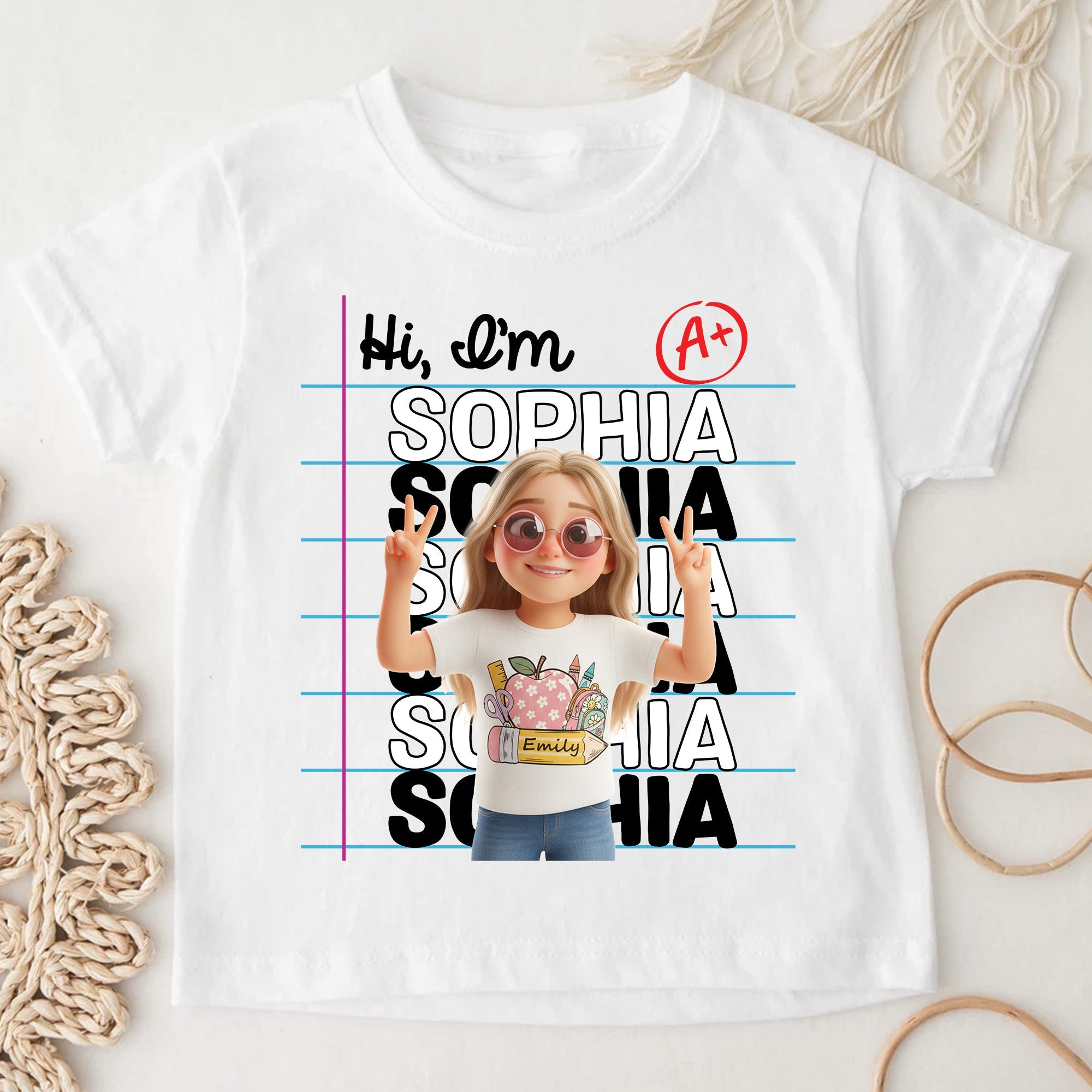 Back To Shool Kid Shirt My Name Is - Personalized Shirt