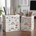 Bad B*tch Affirmations Gifts For Her, Coworkers, Friends - Personalized Pen Holder