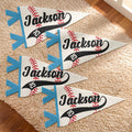 Baseball Player Custom Name And Number - Personalized Pennant