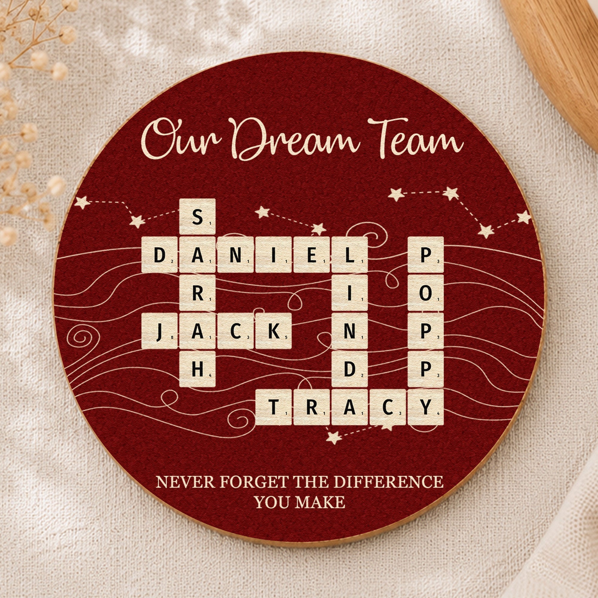 Best Team Ever Gift For Coworkers - Personalized Coasters