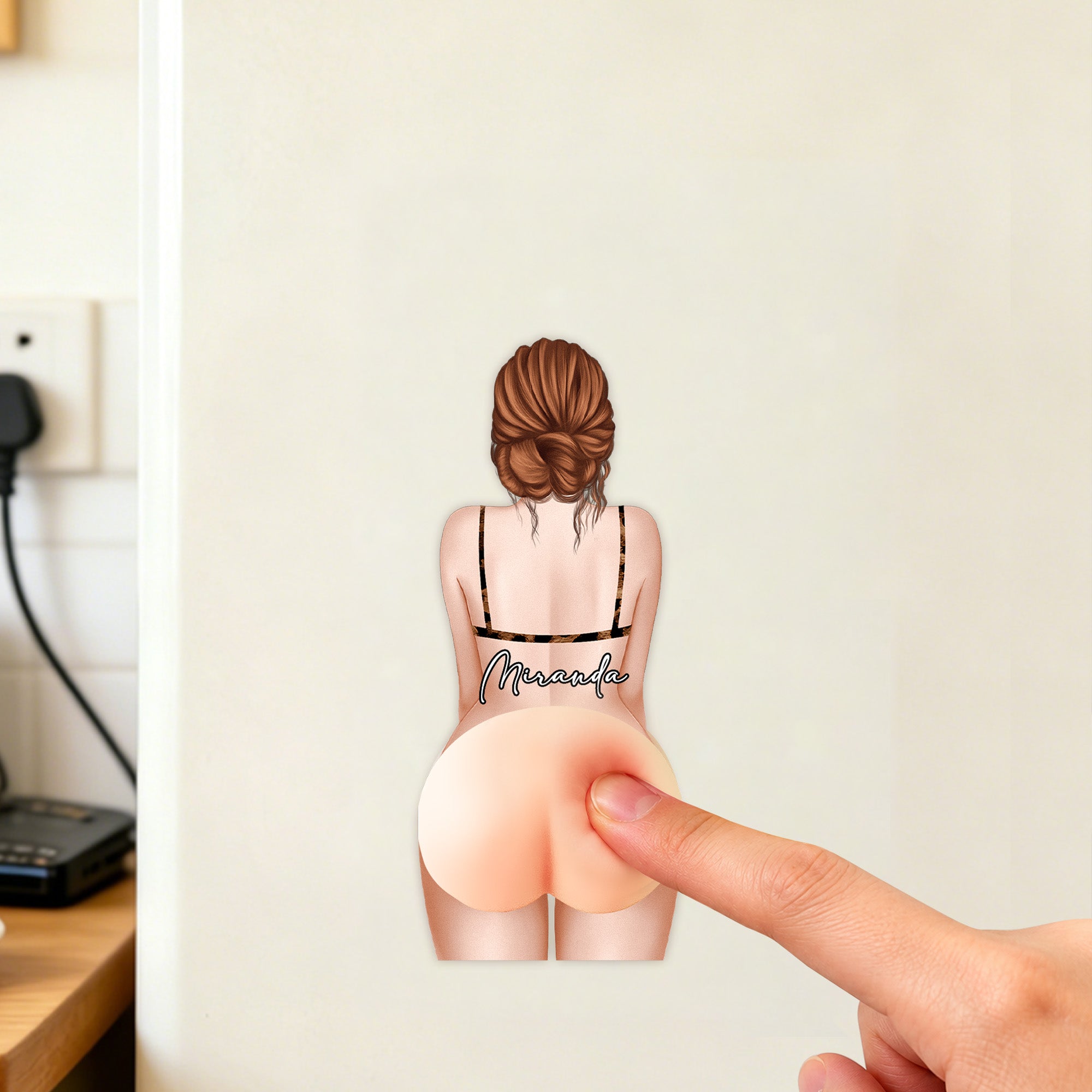 Big B*tt Funny & Naughty - Personalized Fridge Magnet