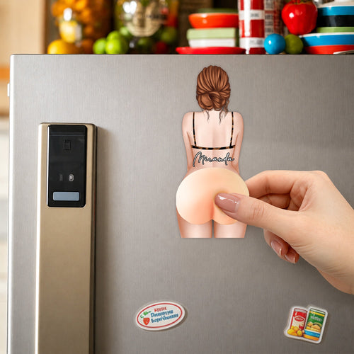 Big B*tt Funny & Naughty - Personalized Fridge Magnet