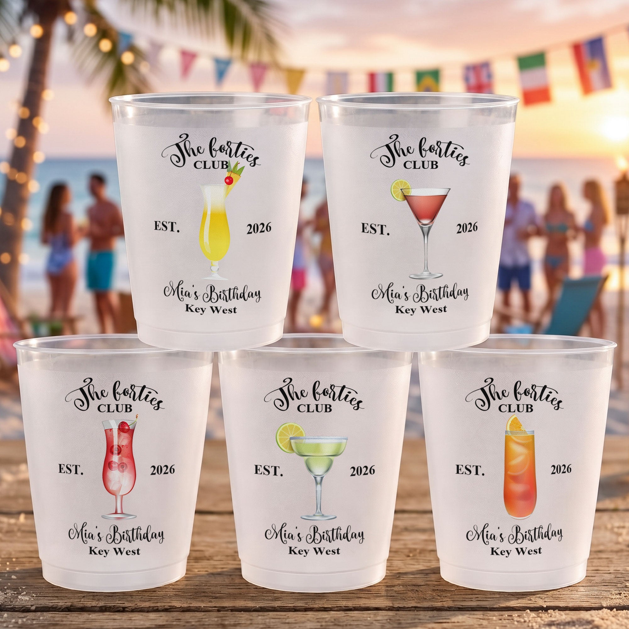 Birthday Club - Personalized Cups