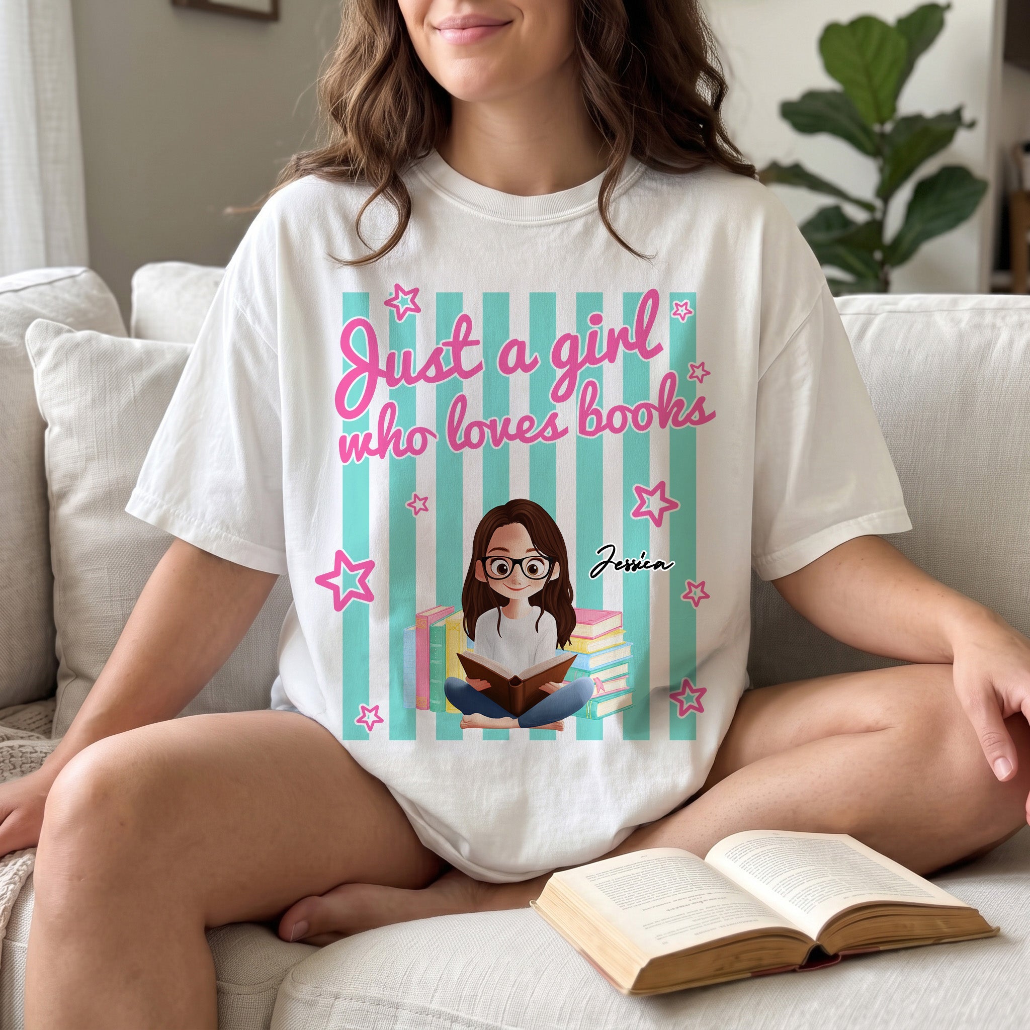 Bookworm, Book nerd Gift For Book Lovers, Bookish - Personalized Shirt