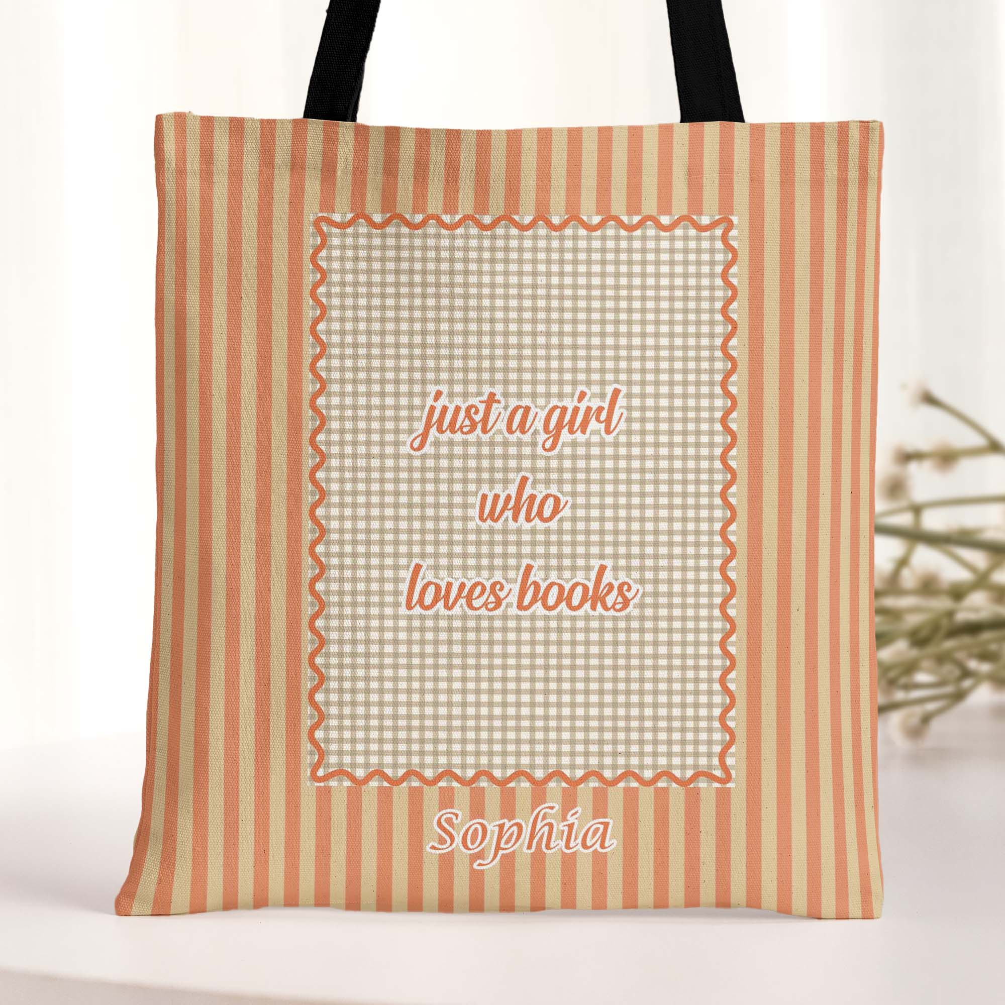 Buy Me Books & Tell Me I'm Pretty - Personalized Tote Bag