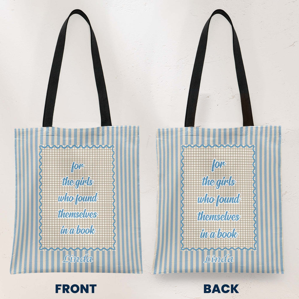 Buy Me Books & Tell Me I'm Pretty - Personalized Tote Bag