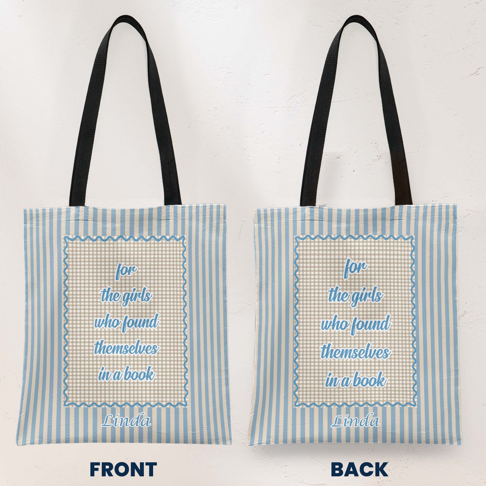 Buy Me Books & Tell Me I'm Pretty - Personalized Tote Bag