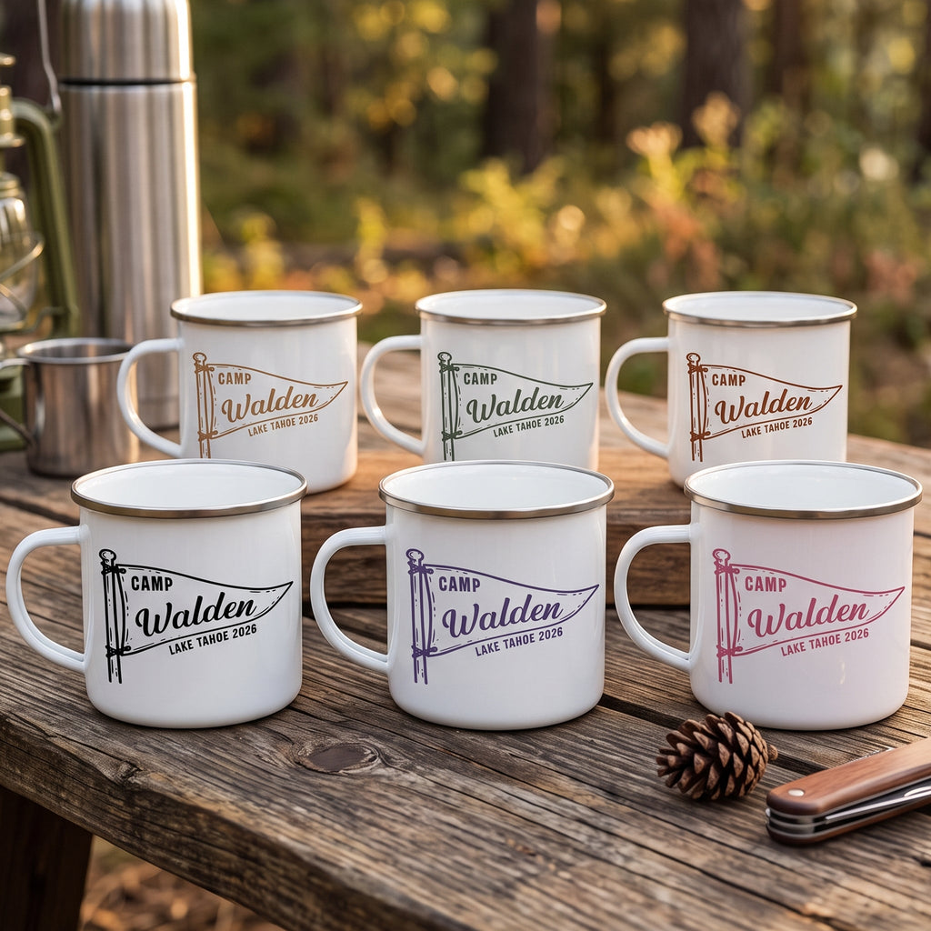 Camp Bachelorette, Camp Birthday, Custom Lake Bach Trip Cabin Crew - Personalized Cups