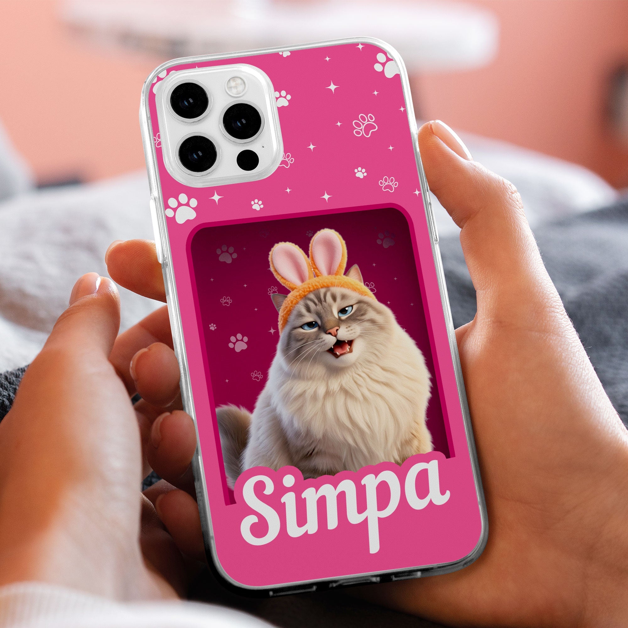 Cartoon Your Pet - Cute Gifts For Dog Mom, Cat Mom - Personalized Phone Case