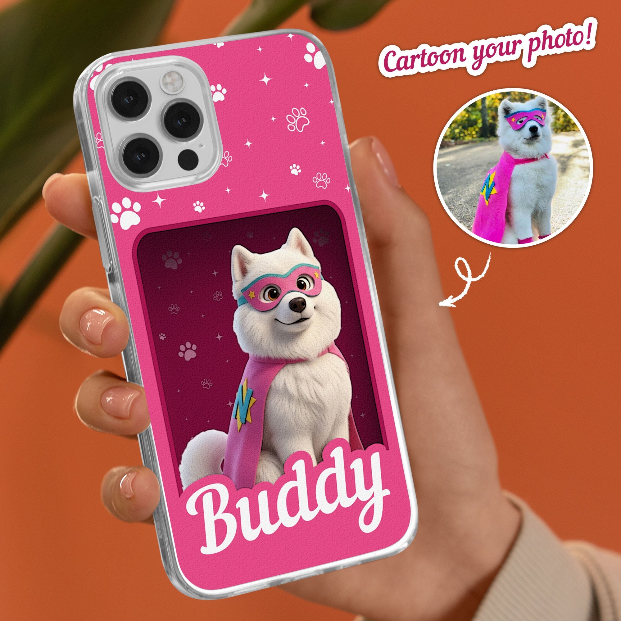 Cartoon Your Pet - Cute Gifts For Dog Mom, Cat Mom - Personalized Phone Case