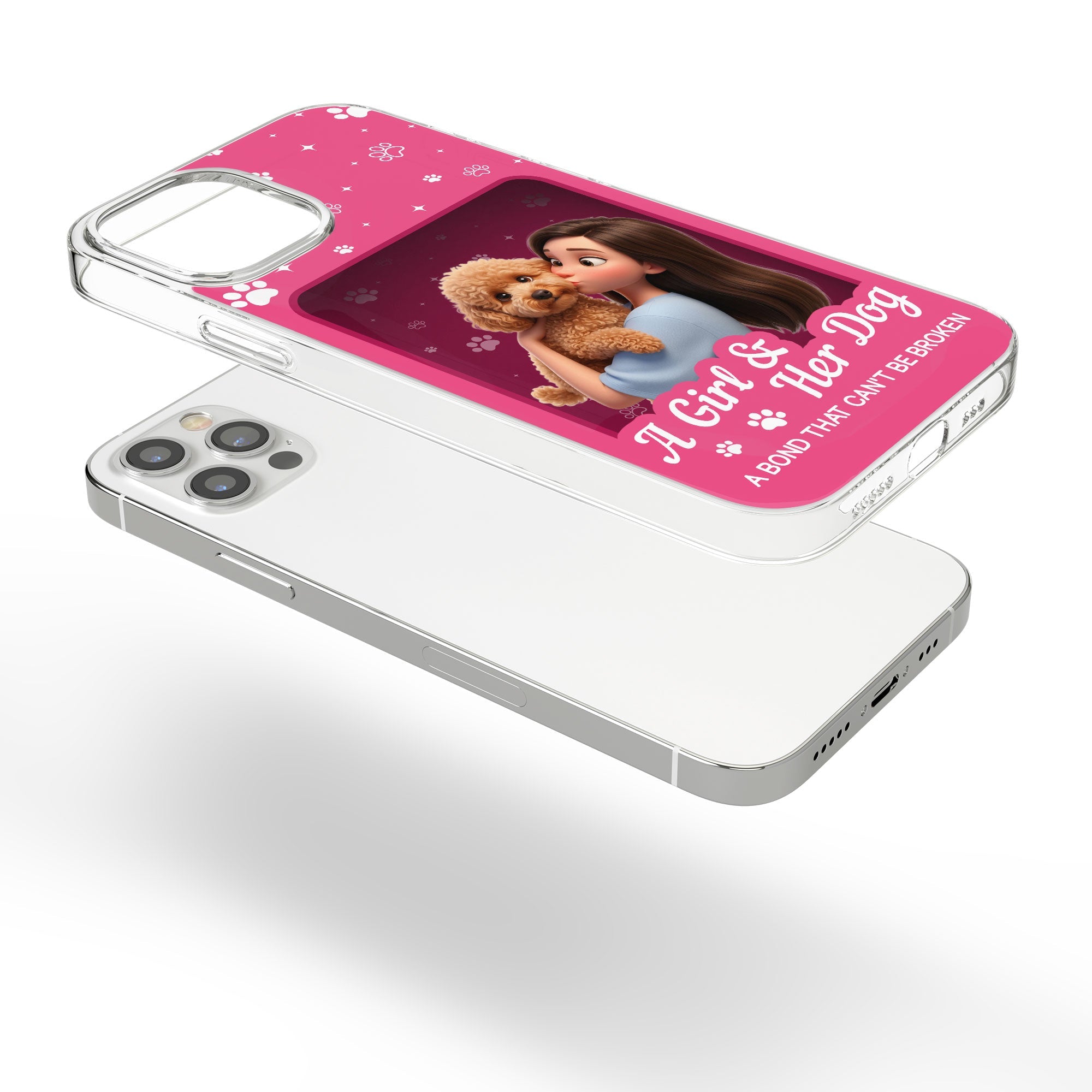 Cartoon Your Pet - Cute Gifts For Dog Mom, Cat Mom - Personalized Phone Case