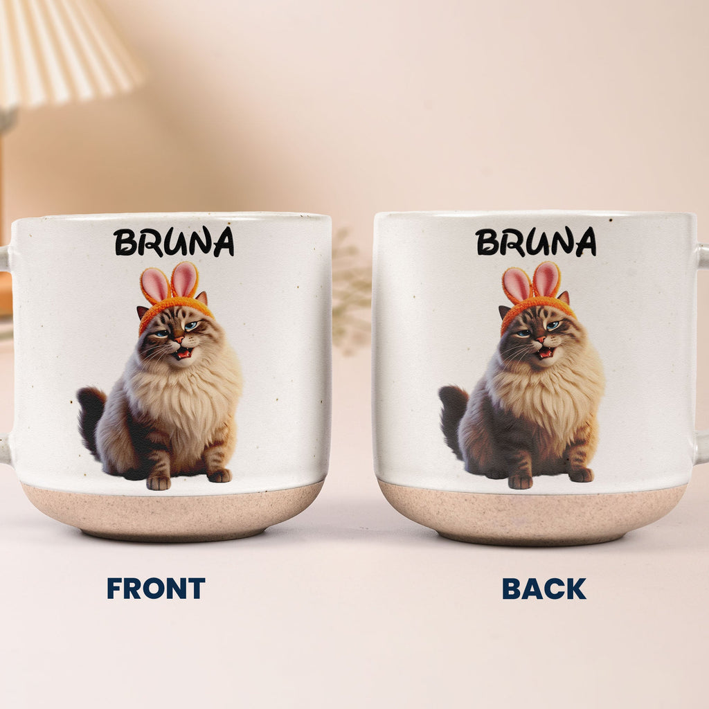 Cartoon Your Pet - Gifts For Dog Lovers, Cat Lovers Pottery Coffee Cup - Personalized Mug
