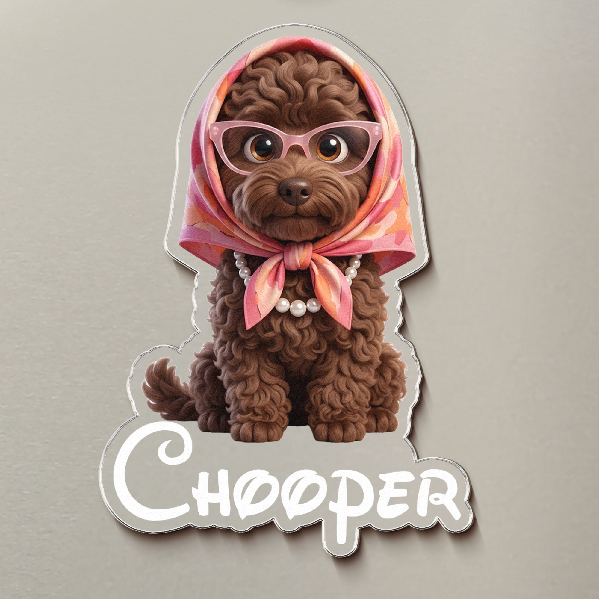 Cartoon Your Pet - Gifts For Dog Mom, Cat Mom - Personalized Magnet