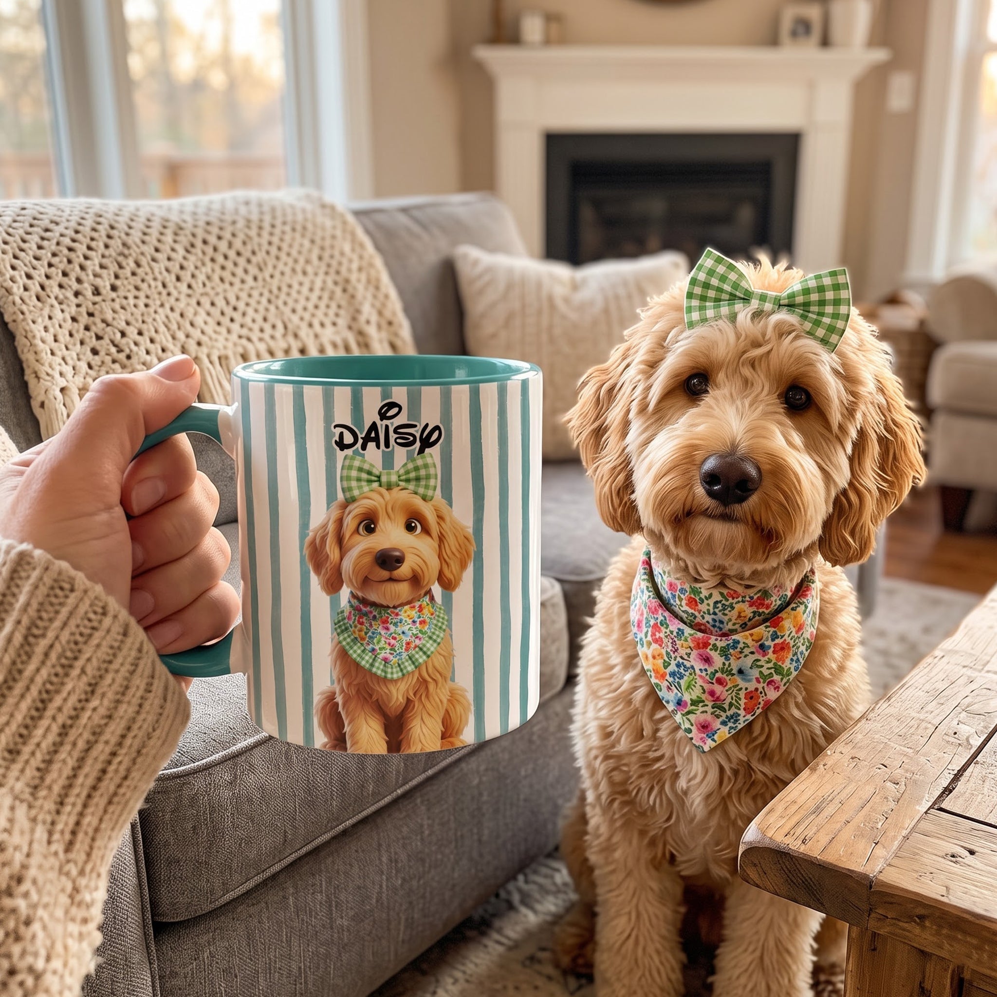 Cartoon Your Pet - Gifts For Dog Mom, Cat Mom - Personalized Mug
