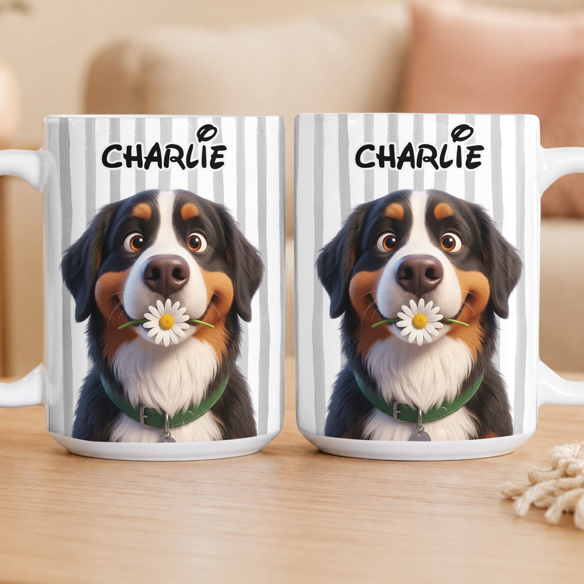 Cartoon Your Pet - Gifts For Dog Mom, Cat Mom - Personalized Mug