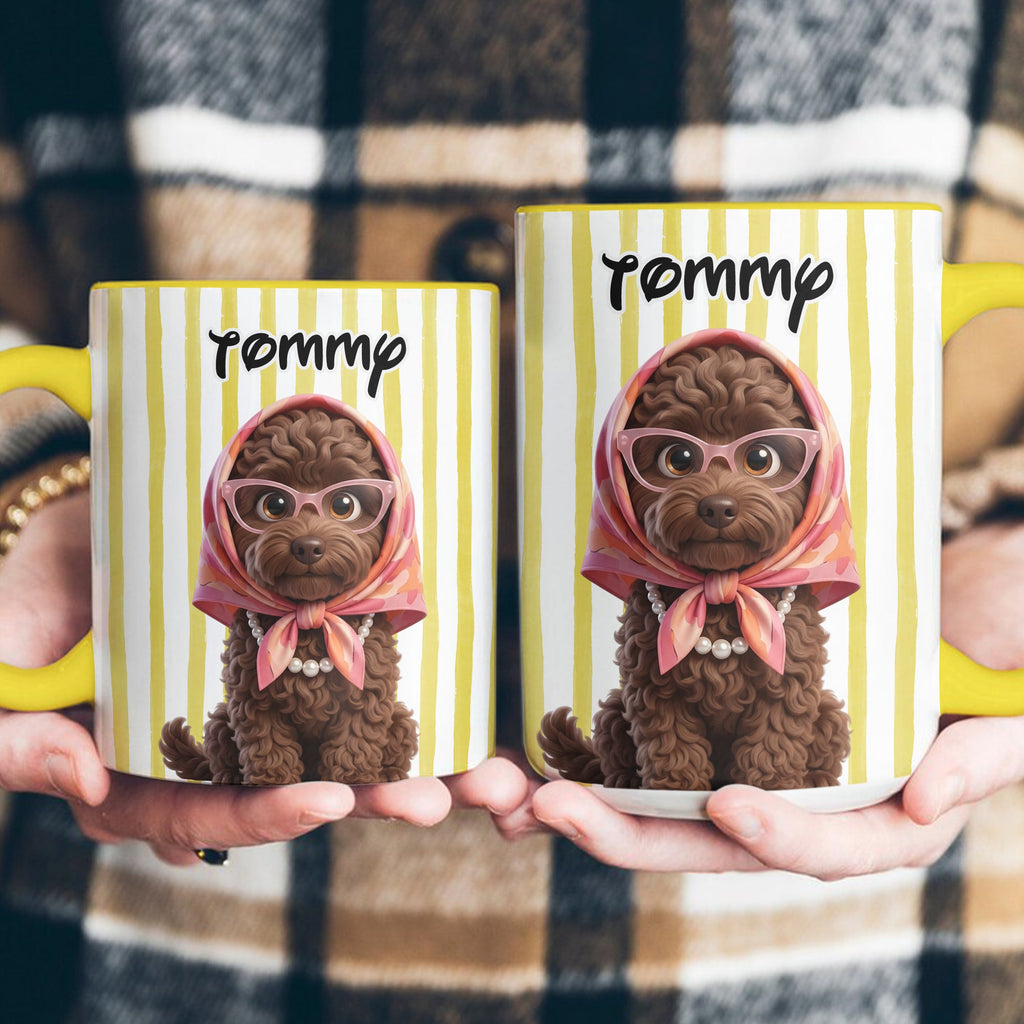 Cartoon Your Pet - Gifts For Dog Mom, Cat Mom - Personalized Mug