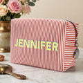 Colorful Name Summer Style - Personalized Makeup Bag
