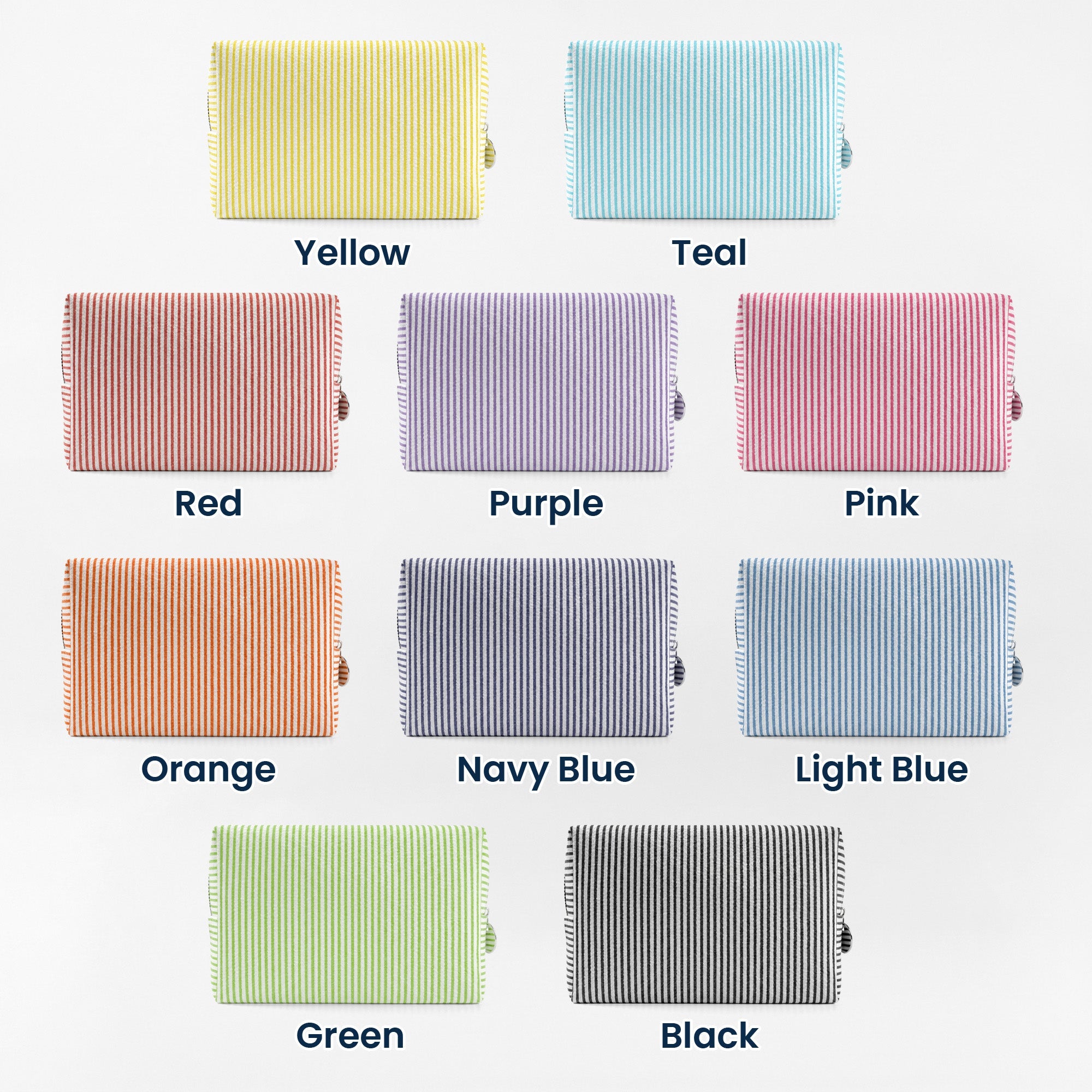 Colorful Name Summer Style - Personalized Makeup Bag