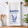 Country Farmhouse, Farm House Kitchen Decor - Personalized Kitchen Towel