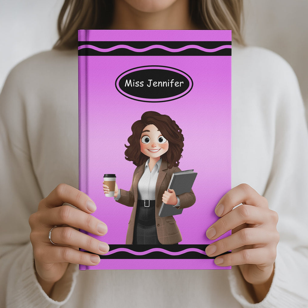Crayon Themed Teacher - Personalized Journal