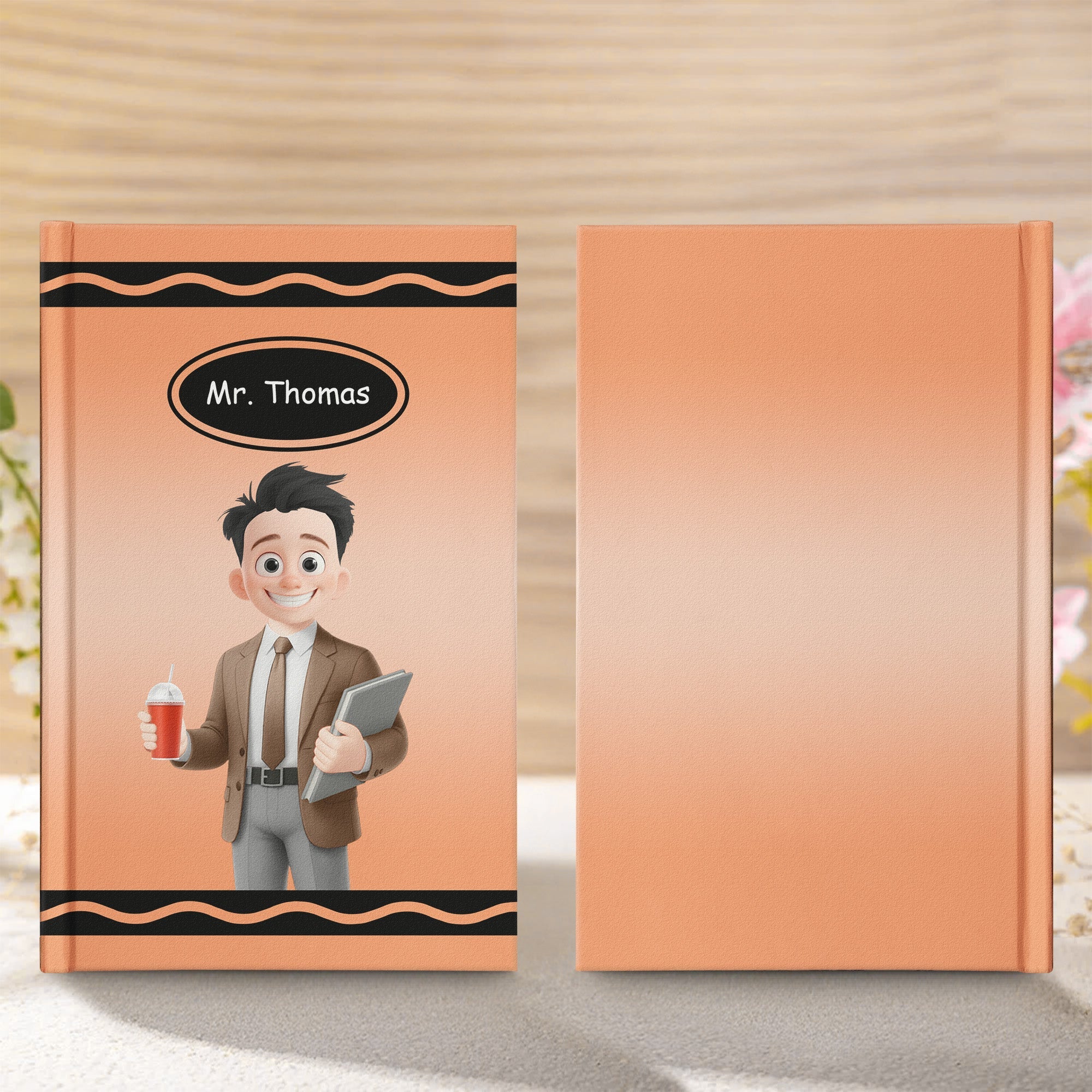Crayon Themed Teacher - Personalized Journal