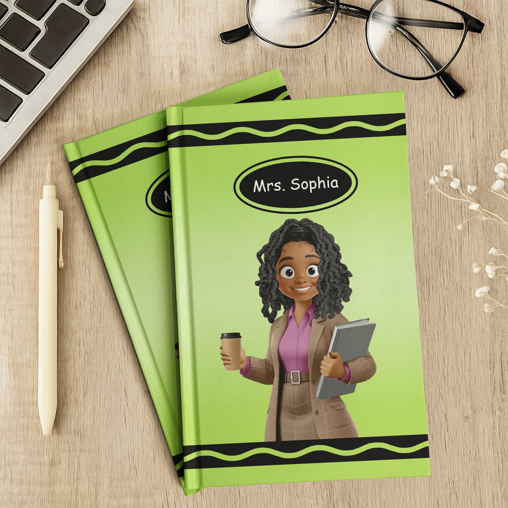Crayon Themed Teacher - Personalized Journal