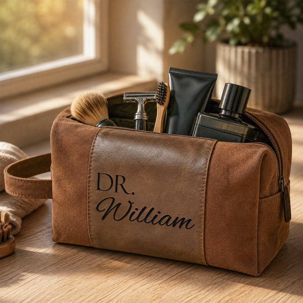 Custom Name, Monogram For Medical Doctor Gift - Personalized Toiletry Bag