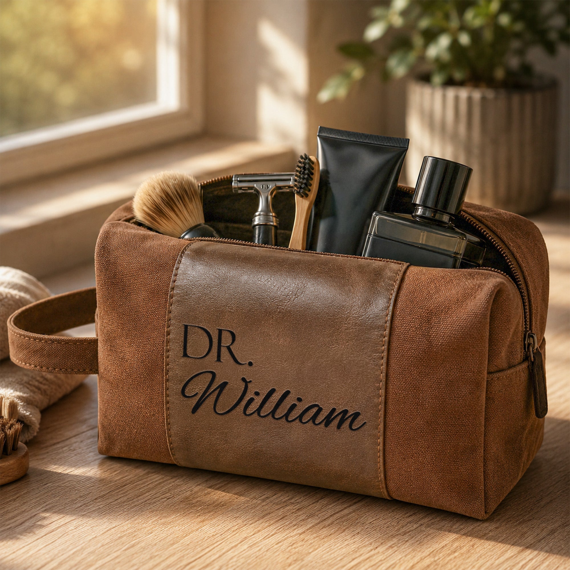 Custom Name, Monogram For Medical Doctor Gift - Personalized Toiletry Bag