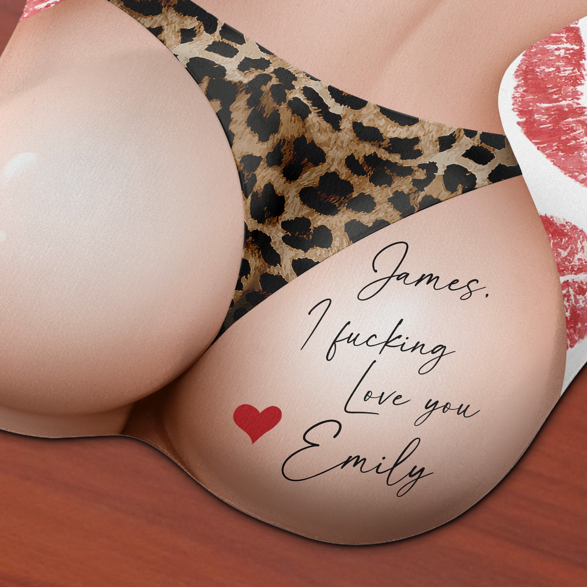 Custom Naughty Funny Gift For Husband, Boyfriend, Him - With Special Message - Personalized Mouse Pad