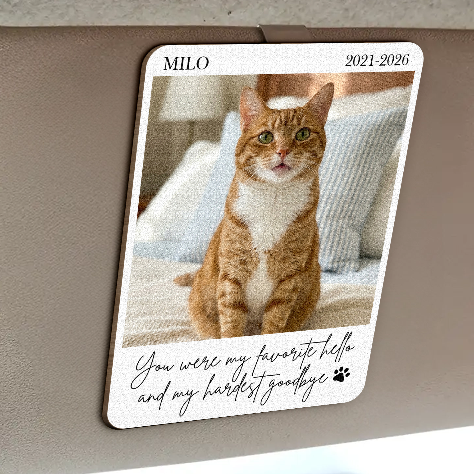 Custom Photo Pet Loss Gifts Forever In My Heart Memorial Gifts - Personalized Car Visor Clip
