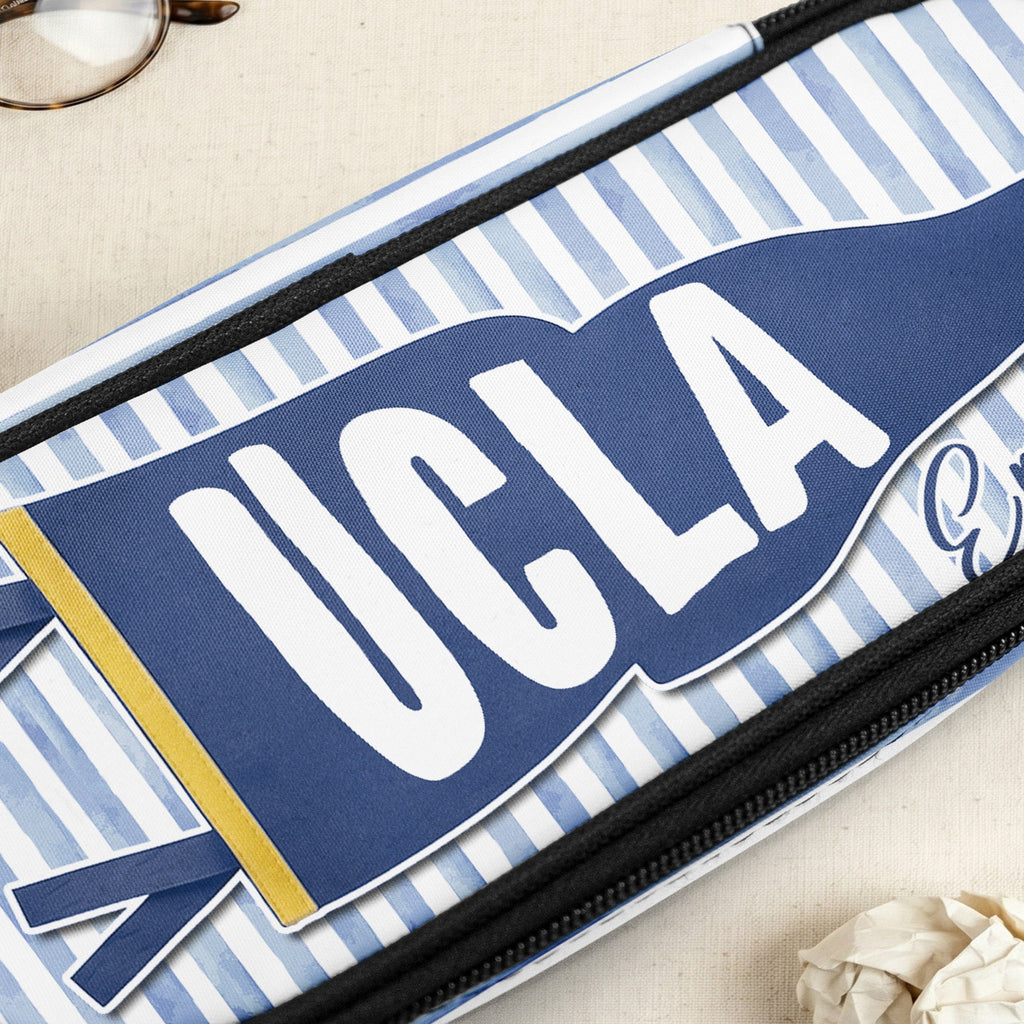 Custom School Pennant Flag - Personalized Pencil Case