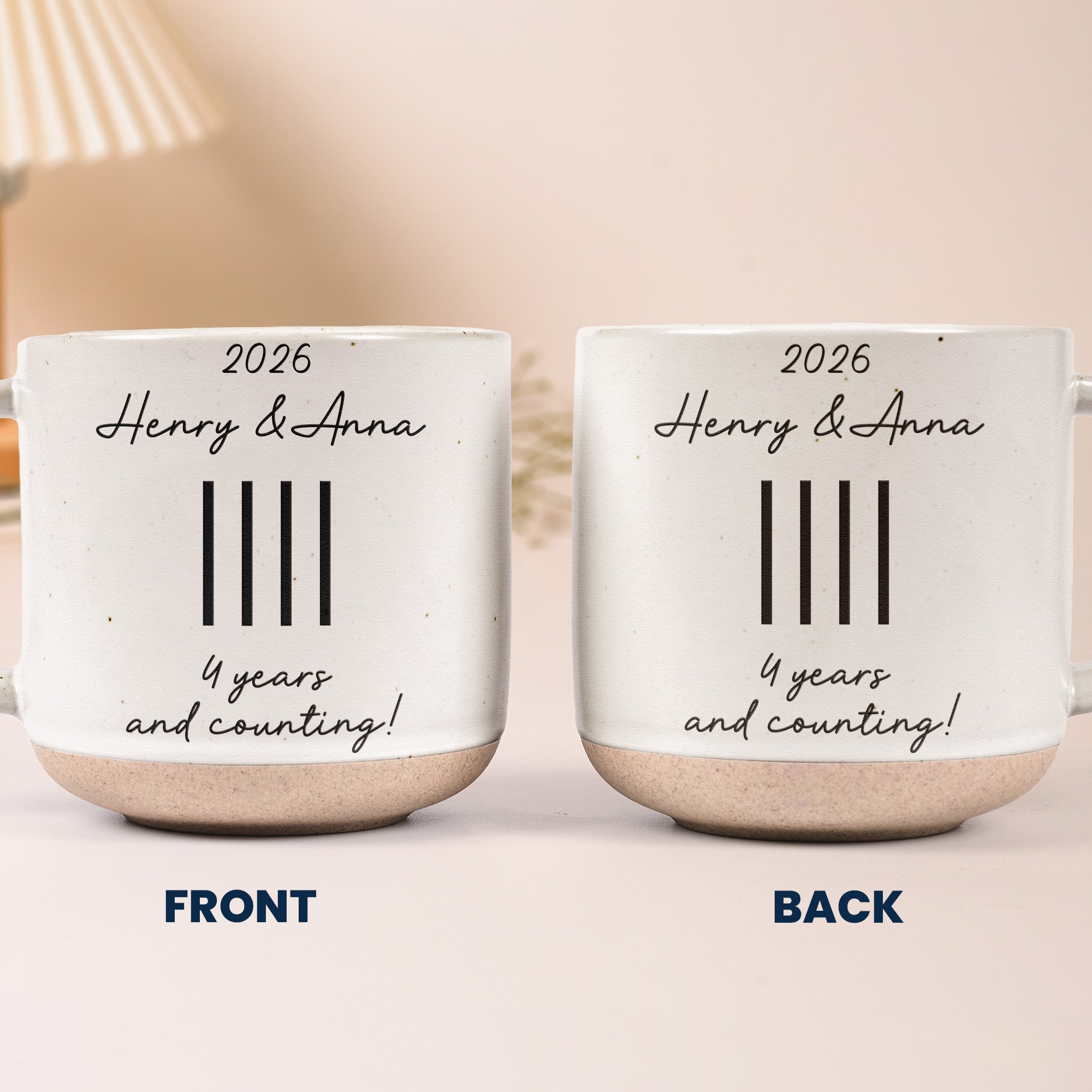 Custom Anniversary Wedding Gifts For Couple - Personalized Mug