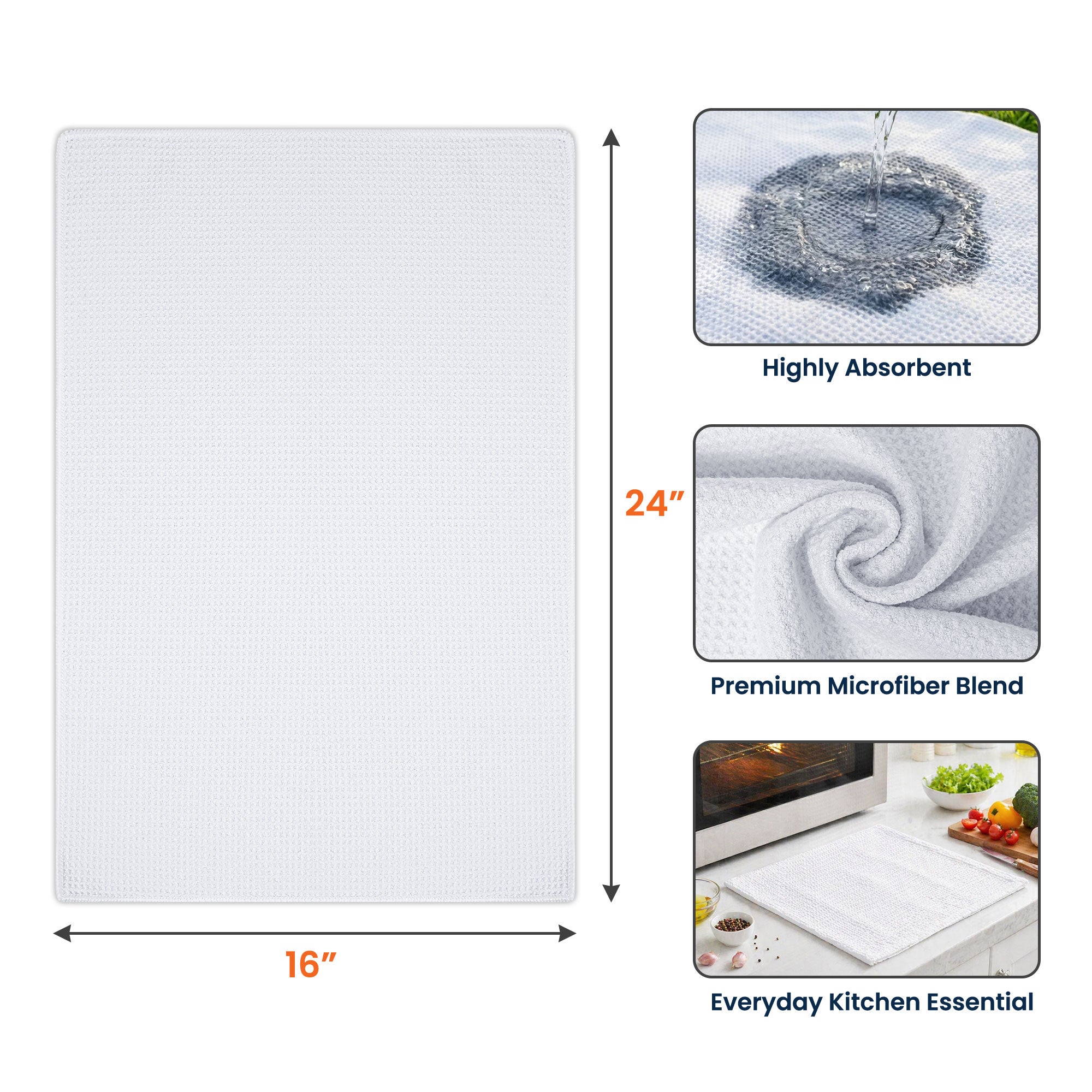 Custom Birth Flower & Name For Her Kitchen, Grandma, Mom, Wife, Sisters - Personalized Kitchen Towel