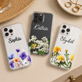 Custom Birth Flower New Version Gifts For Her - Personalized Phone Case