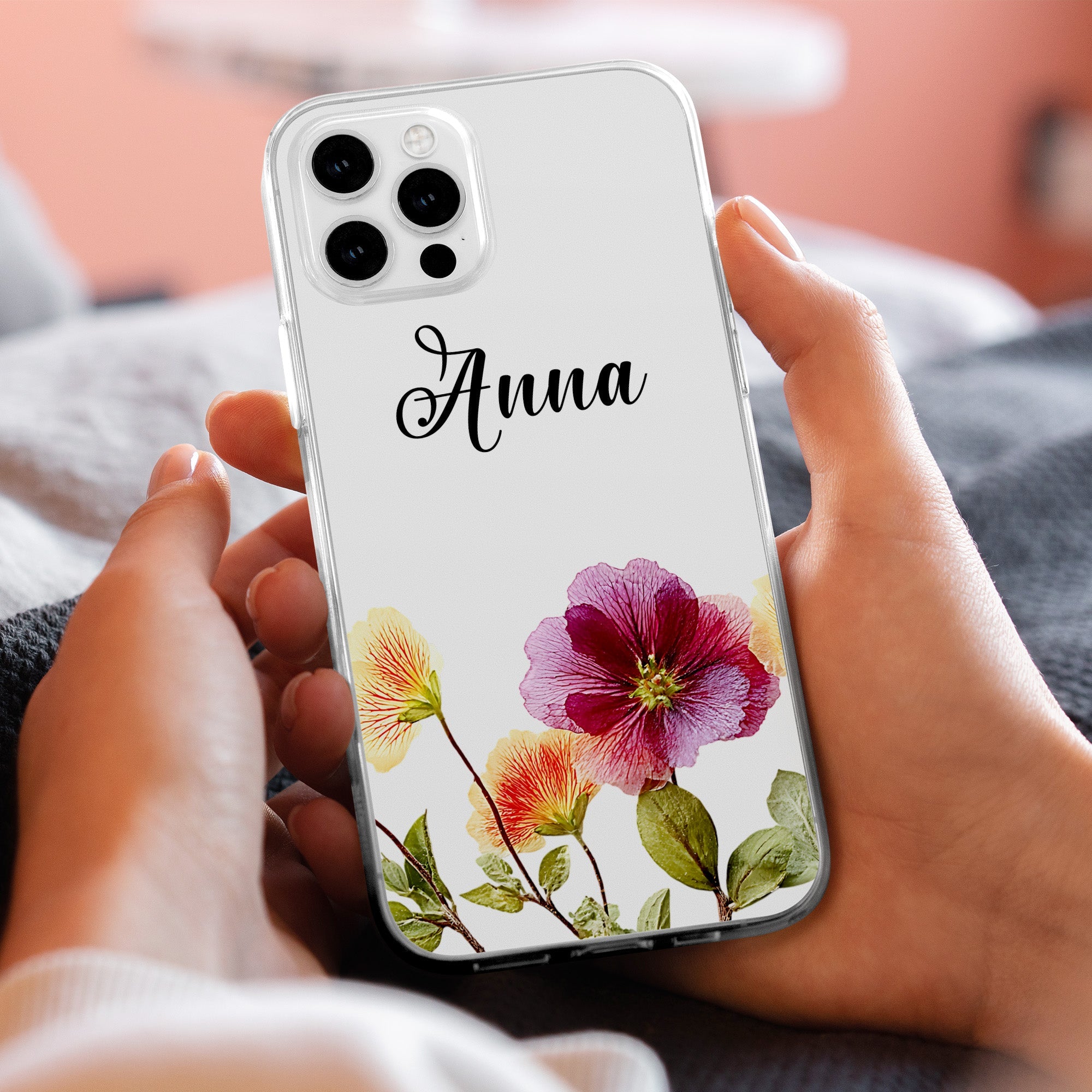 Custom Birth Flower New Version Gifts For Her - Personalized Phone Case