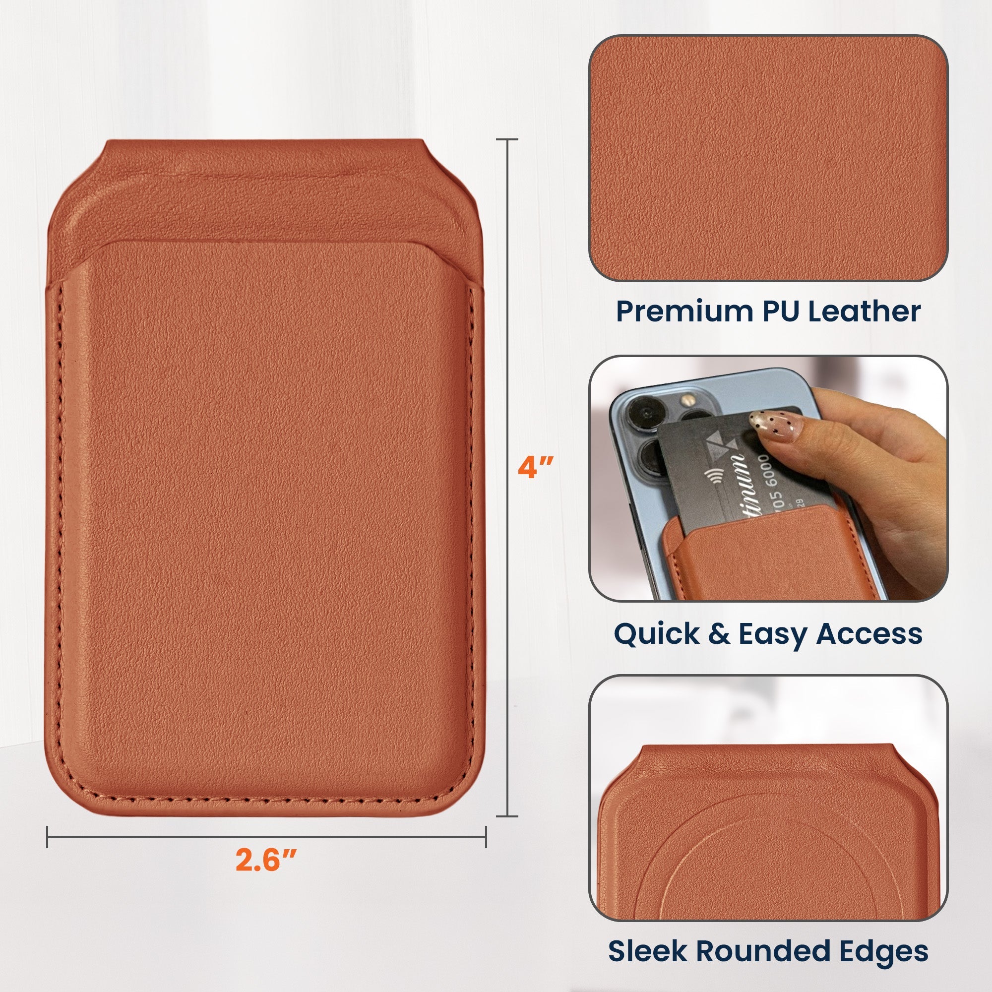 Custom Couple Sketch Line Art - Personalized Wallet Compatible With Magsafe
