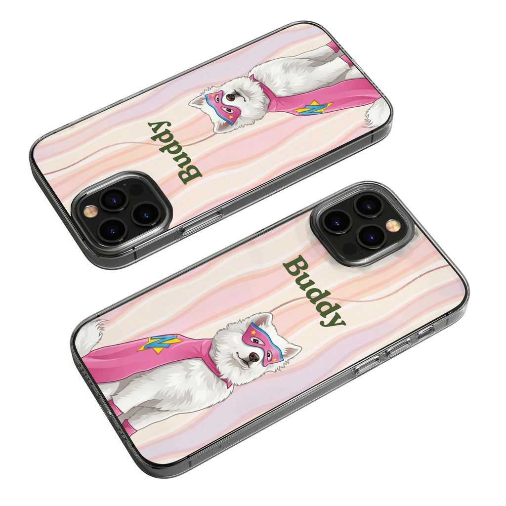 Custom Dog Cat Portrait - Turn Pet Photo Into Art - Vintage Retro Frame - Personalized Phone Case