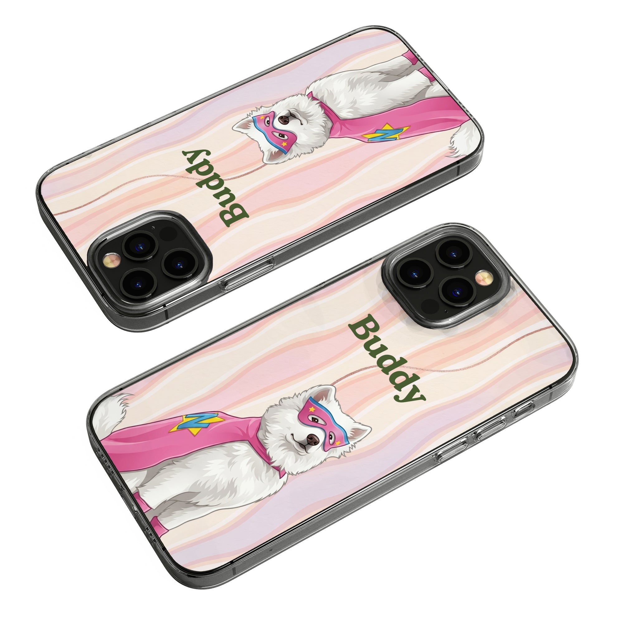 Custom Dog Cat Portrait - Turn Pet Photo Into Art - Vintage Retro Frame - Personalized Phone Case
