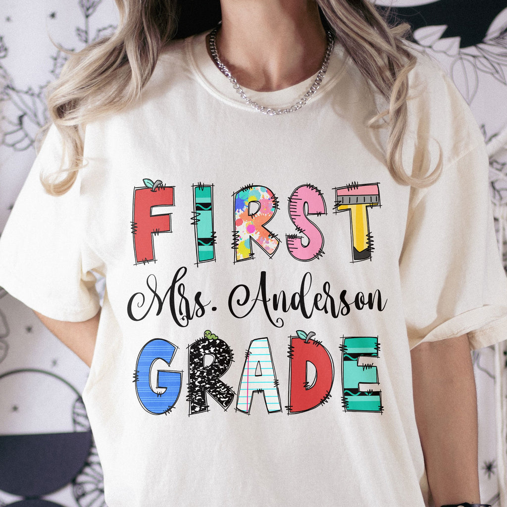 Custom Grade Teaching - Personalized Shirt