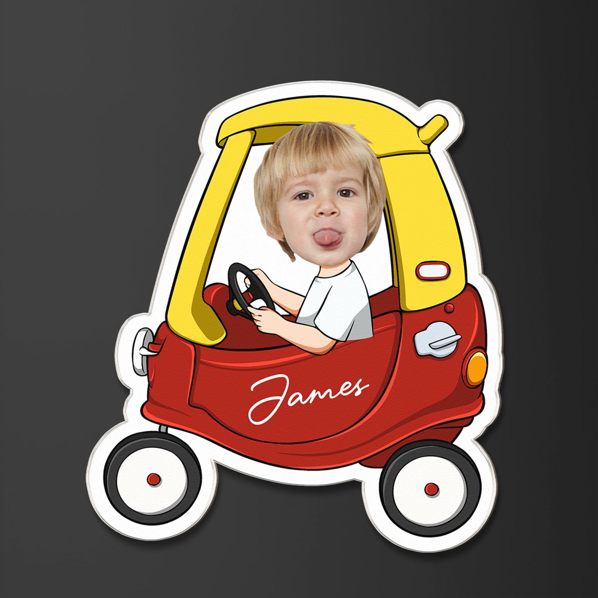 Custom Kid Photo Funny Gifts For Son, Daughter, Grandkids - Personalized Magnet