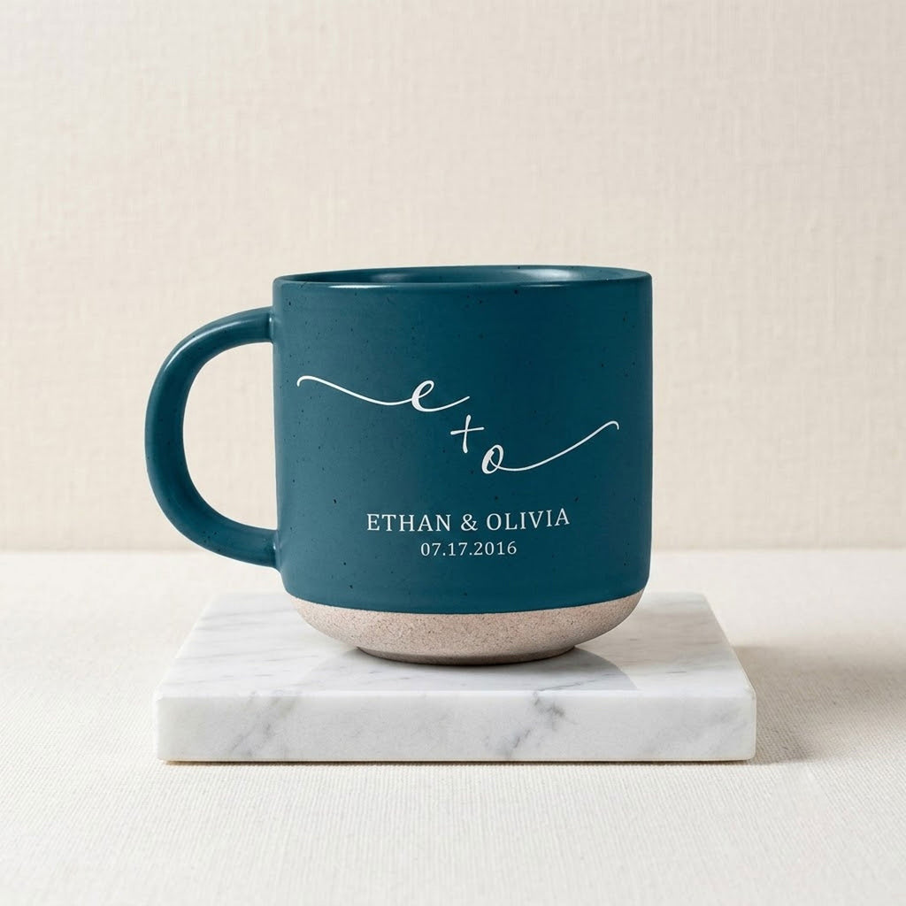 Custom Name & Date Anniversary Gifts For Her, Him - Personalized Mug