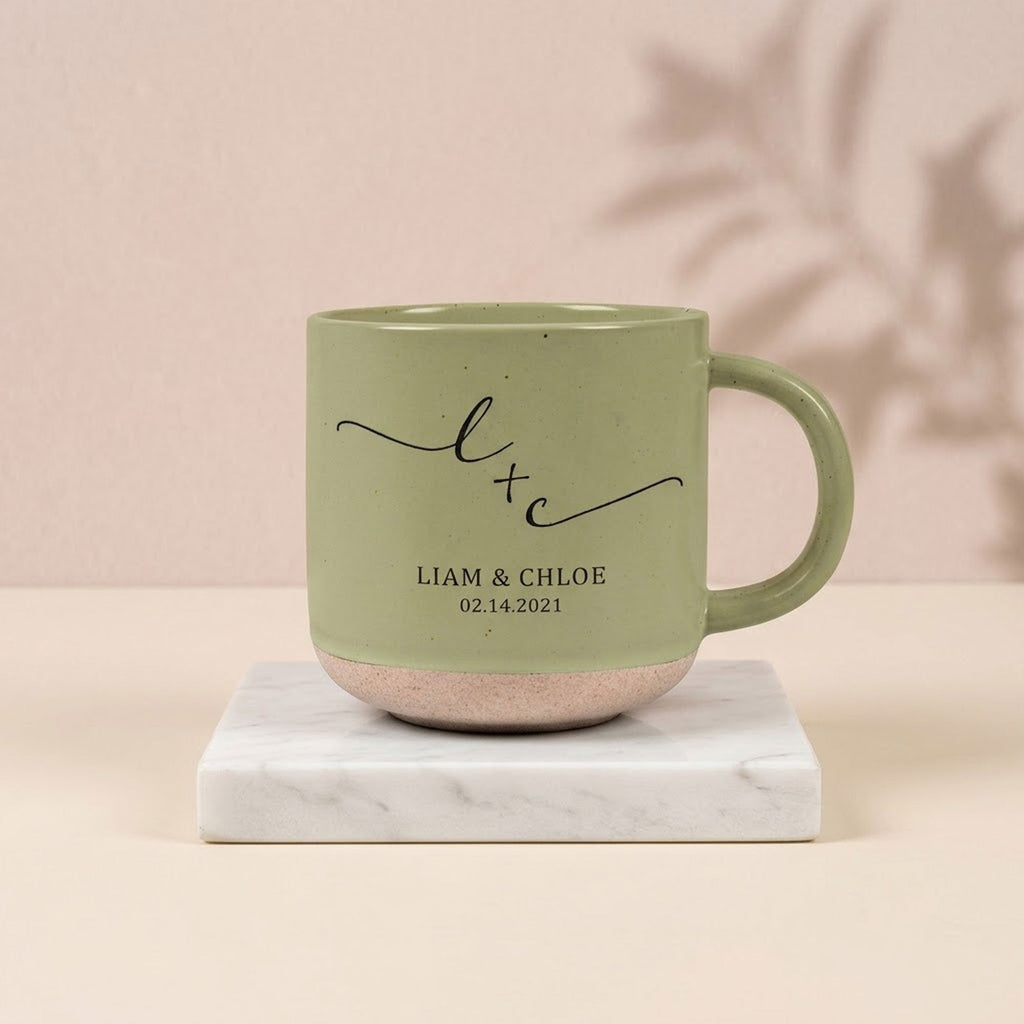 Custom Name & Date Anniversary Gifts For Her, Him - Personalized Mug