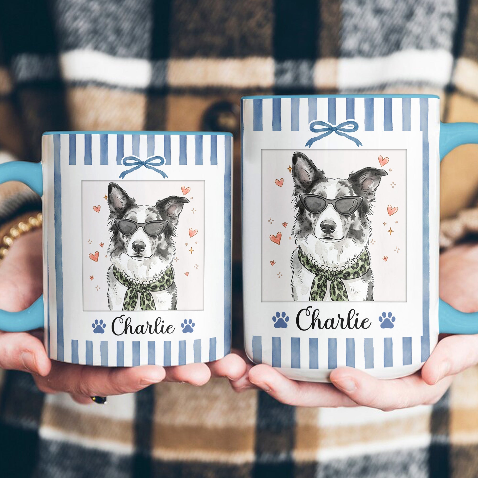 Custom Pet Photo Watercolor New Version Gifts For Dog Mom, Cat Mom - Personalized Mug
